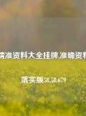 澳门精准资料大全挂牌,准确资料解释落实版58.58.679