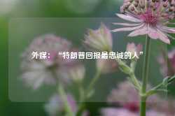 外媒：“特朗普回报最忠诚的人”-第1张图片-贸易