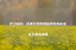 世卫组织：抗微生物药物耐药性危机或促生超级细菌-第1张图片-贸易