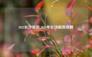 2022长沙旅游,2021年长沙旅游攻略