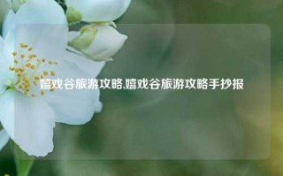 嬉戏谷旅游攻略,嬉戏谷旅游攻略手抄报