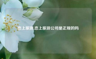 恋上旅游,恋上旅游公司是正规的吗