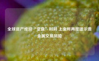 全球资产或迎“变盘”时刻 上金所再度提示贵金属交易风险