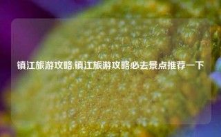 镇江旅游攻略,镇江旅游攻略必去景点推荐一下