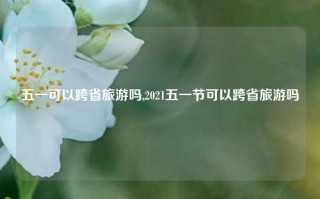 五一可以跨省旅游吗,2021五一节可以跨省旅游吗