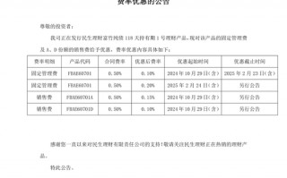 低至0%！多家理财公司：降费！