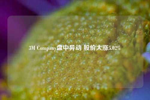 3M Company盘中异动 股价大涨5.02%-第1张图片-贸易